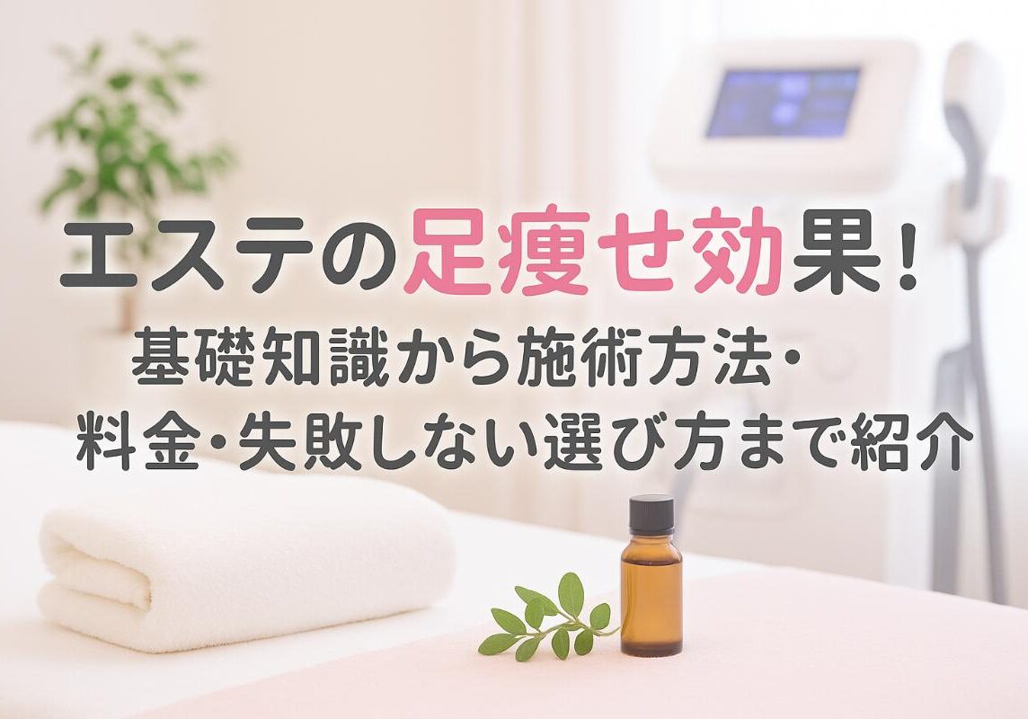 09 エステ 足痩せ